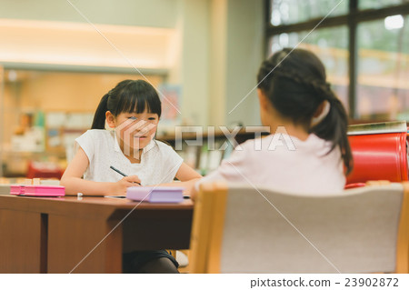 girl, young girl, desk 23902872