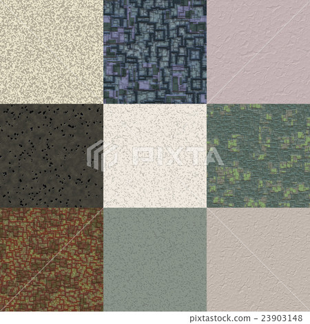 Set of stucco plaster generated seamless textures Set of stucco plaster generated seamless textures 23903148