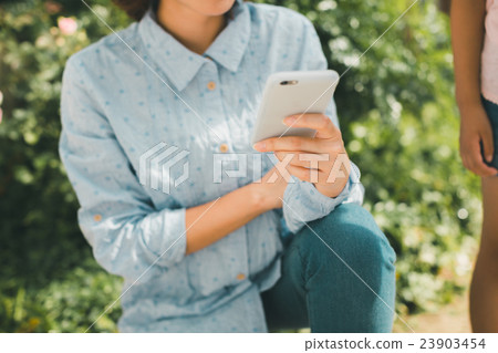 gardening, smartphone, sumaho 23903454