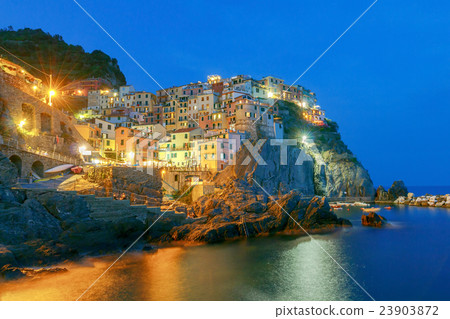 Manarola. Village on the rock. 23903872