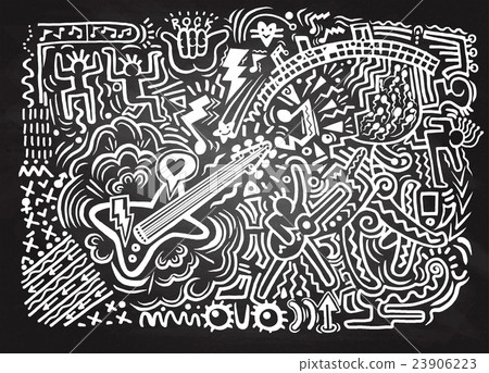 Music Background ,Collage with musical instruments Music Background ,Collage with musical instruments 23906223
