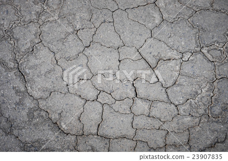 Damaged asphalt concrete texture as background Damaged asphalt concrete texture as background 23907835