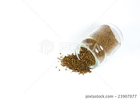 Isolated instant coffee 23907877