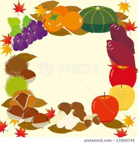 Autumn taste frame Autumn taste frame 23908748