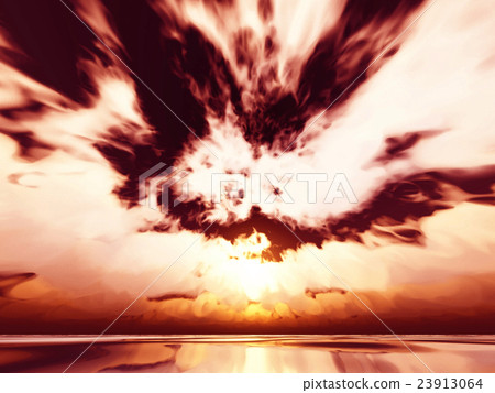 Wind and clouds with the sea Wind and clouds with the sea 23913064