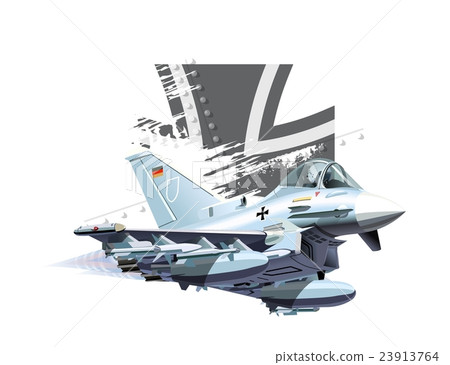 Cartoon Military Airplane Cartoon Military Airplane 23913764