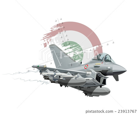 Cartoon Military Airplane 23913767