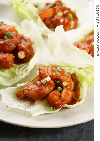 healthy salsa shrimp lettuce wraps healthy salsa shrimp lettuce wraps 23916158