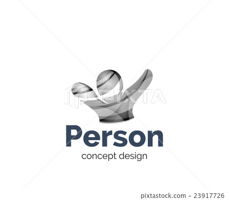 Happy person logo business branding icon Happy person logo business branding icon 23917726