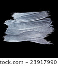 Iron Silver illustration. Shining brush stroke 23917990