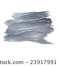 Iron Silver illustration. Shining brush stroke 23917991