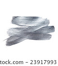 Iron Silver illustration. Shining brush stroke 23917993