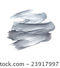 Iron Silver illustration. Shining brush stroke 23917997