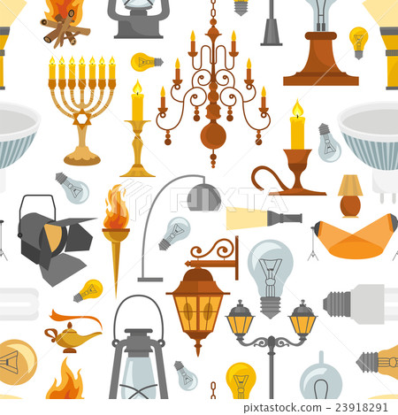 Lighting seamless pattern Lighting seamless pattern 23918291