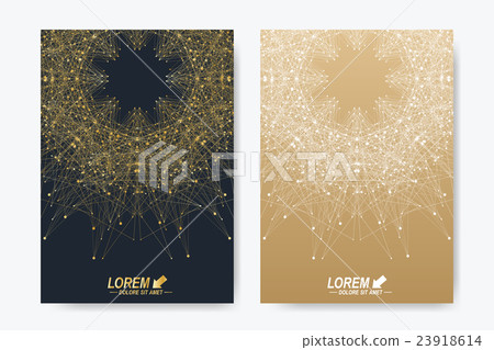 Modern vector template for brochure, Leaflet 23918614