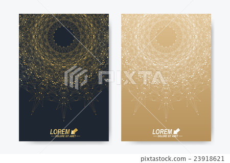 Modern vector template for brochure, Leaflet 23918621
