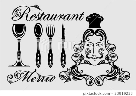 Elegant card for restaurant menu Elegant card for restaurant menu 23919233