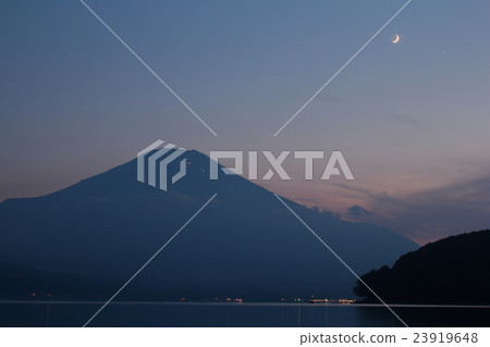 富士和月亮 富士和月亮 23919648