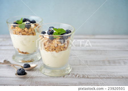 Granola with yogurt Granola with yogurt 23920501