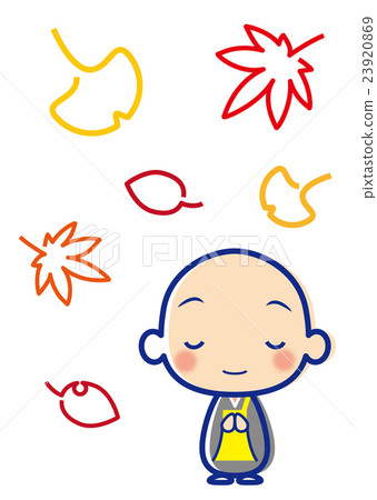 A coloring monk in autumn 23920869