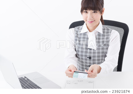 Medical staff receptionist image 23921874