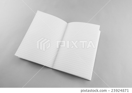 Blank catalog, magazine, book template with soft shadows. Ready for your design. 23924871