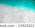 Water drops background. Water drops on glass window over blue sky 23925022