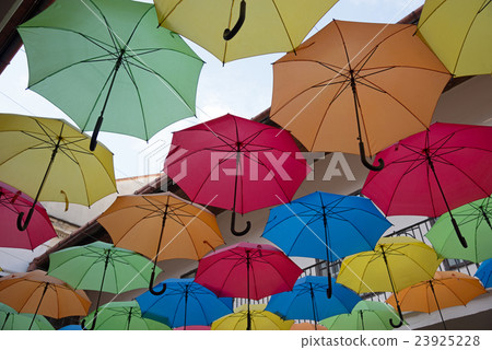 multicoloured umbrellas multicoloured umbrellas 23925228