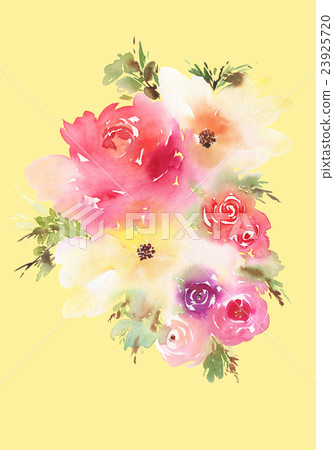 Flowers watercolor illustration Flowers watercolor illustration 23925720