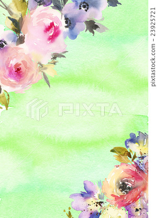 Greeting card with flowers Greeting card with flowers 23925721