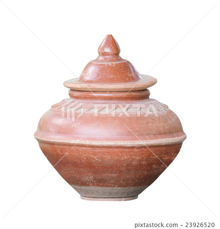 old Clay pot on white background old Clay pot on white background 23926520