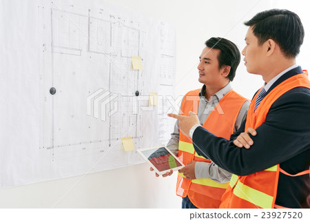 Working on housing project 23927520