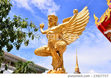 A statue of a golden Garuda A statue of a golden Garuda 23927727