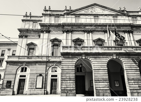 La Scala is an opera house in Milan, Italy La Scala is an opera house in Milan, Italy 23928238