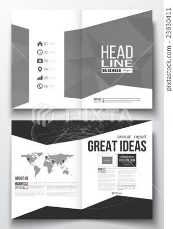 Set of business templates for brochure, magazine Set of business templates for brochure, magazine 23930411