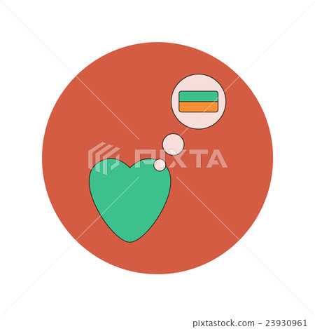 Vector illustration in flat design of Love Ukraine - Stock Illustration ...