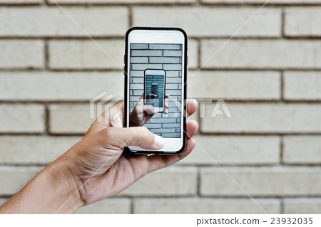 man taking a picture of himself taking a picture man taking a picture of himself taking a picture 23932035