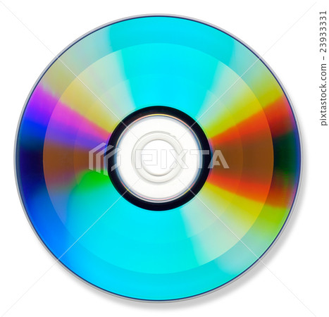 DVD or CD on white DVD or CD on white 23933331