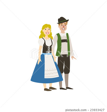 Couple In German National Clothes Couple In German National Clothes 23933427