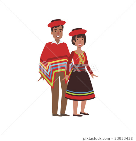 Couple In Peru National Clothes 23933438