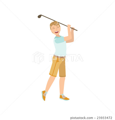 Man Playing Golf 23933472