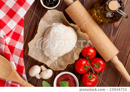 Pizza cooking ingredients Pizza cooking ingredients 23934733