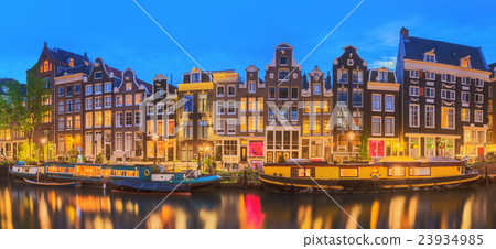 Amstel river, canals of Amsterdam. Netherlands Amstel river, canals of Amsterdam. Netherlands 23934985