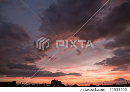 Typhoon Approaching Sky Typhoon season Cloudy sky Evening sunset Sunset sky Midsummer sky Copy space Character space Typhoon Approaching Sky Typhoon season Cloudy sky Evening sunset Sunset sky Midsummer sky Copy space Character space 23935500