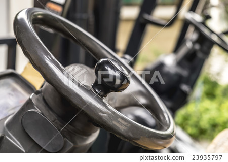 steering wheel control and Cabin forklift truck steering wheel control and Cabin forklift truck 23935797
