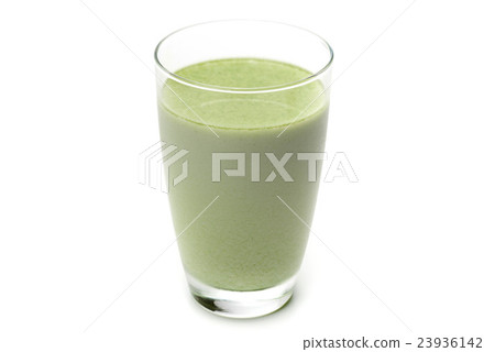 Powdered green juice and milk Powdered green juice and milk 23936142