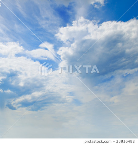 blue sky and white cumulus clouds blue sky and white cumulus clouds 23936498