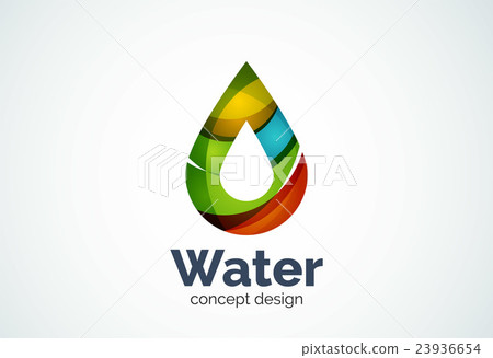 Abstract business company water drop logo template Abstract business company water drop logo template 23936654