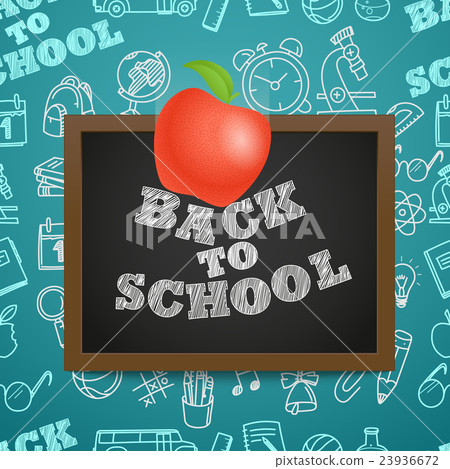 Back to scholl concept. Falling apple 23936672