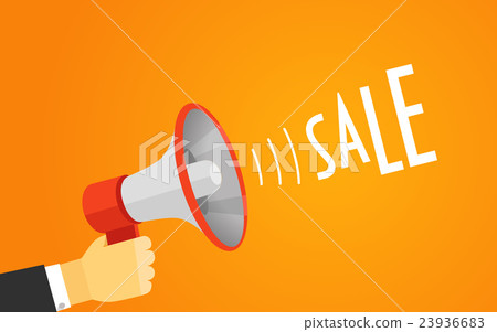 Loud voice of the speaker vector illustration 23936683